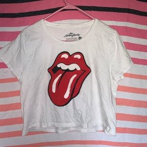 Rolling Stones Crop Top